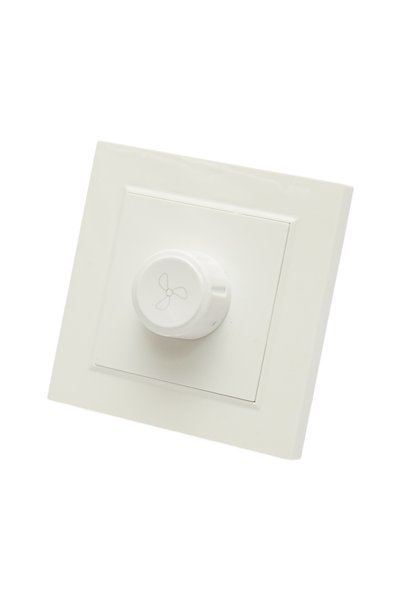 UTB Variator de tensiune ventilator alb incastrat 500W, 220V, ABS 80x80mm