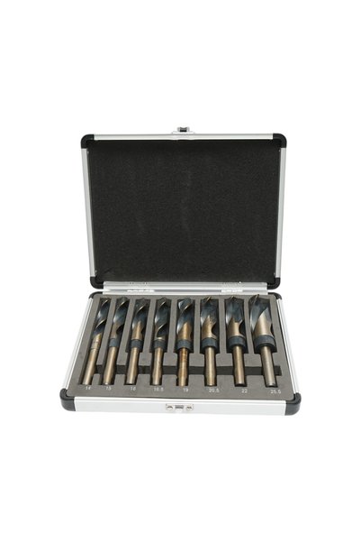 UTB Set of 8 large HSS drill bits for metal Breckner Germany