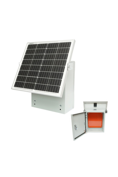 UTB Panou solar 30W cu tablou metalic exterior pentru aparat gard electric si...
