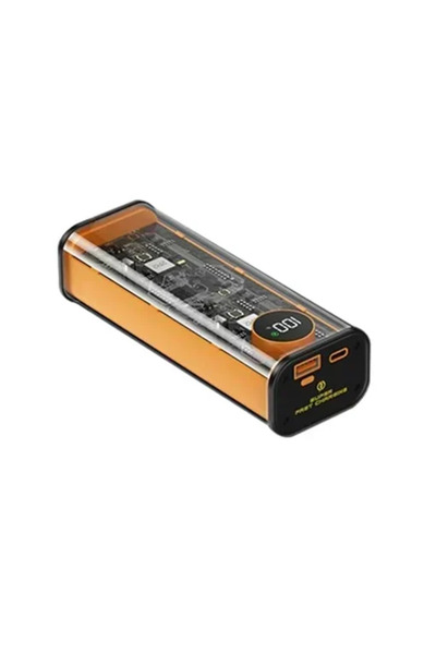 Andowl Power Bank γρήγορης φόρτισης 22.5W 30000mAh Q-CD1008 σε πορτοκαλί χρώμα