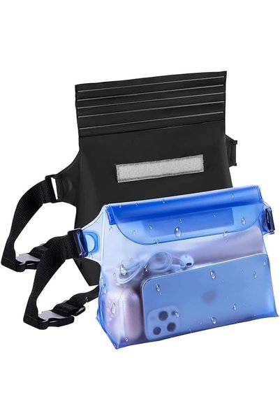 Arabest 2 Piece Waterproof Fanny Pack,IP68 Triple Seal Phone Bag for Swimming...
