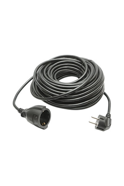 UTB Cablu prelungitor electric 20m, 3x1.5mm H05VV-F, negru cu priza Schuko 16...