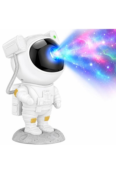 Generic Brand Proiector de stele astronaut, cer cosmic, lampă de veghe pentru...
