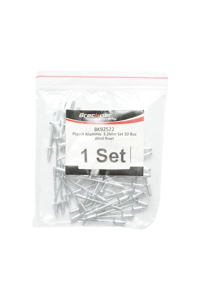 UTB Αλουμινένιο πόπνιτ 3.2x6.4mm 50 τεμάχια/σετ Breckner Γερμανία