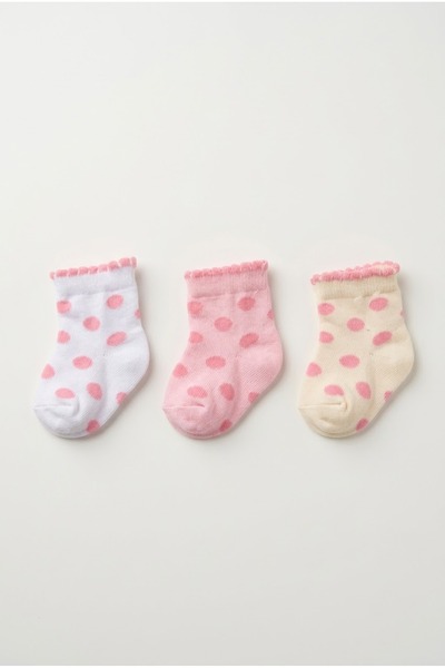 zumino Baby 3-Piece Socks Set