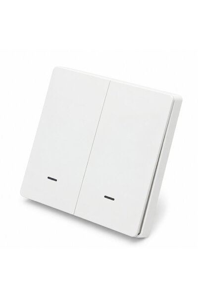 UTB Intrerupator inteligent smart Wi-Fi dublu alb incastrat 100-240V, 10A, 22...