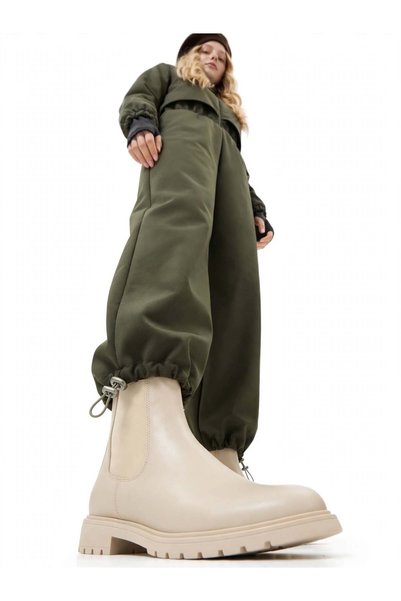 MAİMODA Kadın Şardonlu Su ve Rüzgara Dayanıklı Paça Stoperli Motor ve Kayak Tulumu / Women’s Fleece-Lined Water & Wind Resistant Cuffed Motorcycle and Snowboard Overall