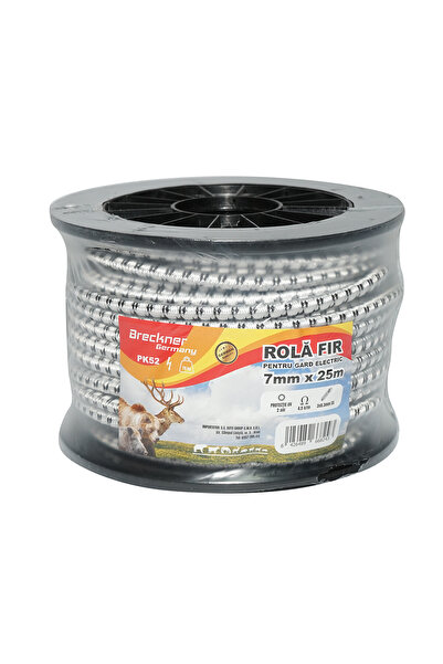 UTB Ελαστικό καλώδιο Rola fir alb-negru fi 7mm, 3x0.3mm ανοξείδωτο ατσάλι, 4....