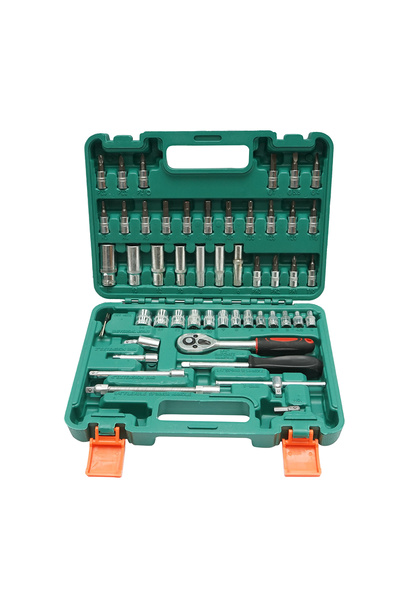 UTB Long and short socket wrench set, bits, hex, torx, 1/4 ratchet driver 53 ...