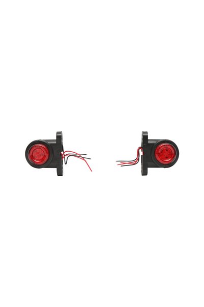 UTB Странични габаритни светлини с LED 12-24V, червено-бели FR0102 Breckner Г...