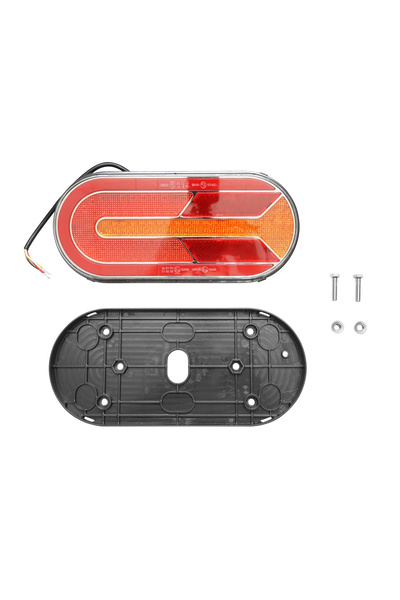 UTB LED стоп лампа 12-24V, 250x110x35мм Breckner Германия