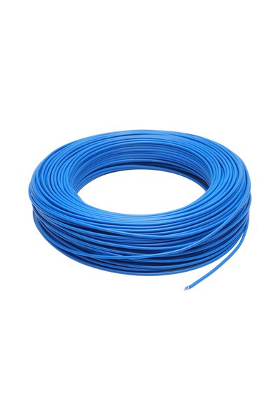 UTB Copper electric cable 1.5mm blue MYF H07V-K, PVC insulation 450/750V 100m...