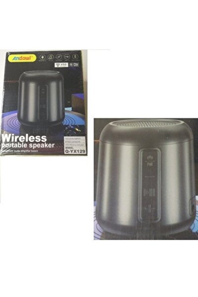 Andowl Ηχείο Bluetooth Q-YX129 3W Μαύρο με Ραδιόφωνο και USB υποστήριξη