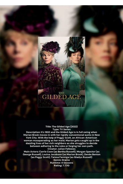 OEM Infographic Poster Golden Age, History and Drama, Cardboard 250g, A4