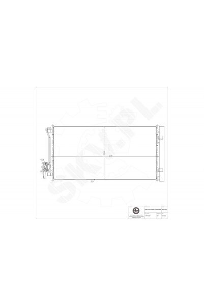 ESEN SKV Radiator climatizare Land Rover Discovery Sport Range Rover Evoque c...
