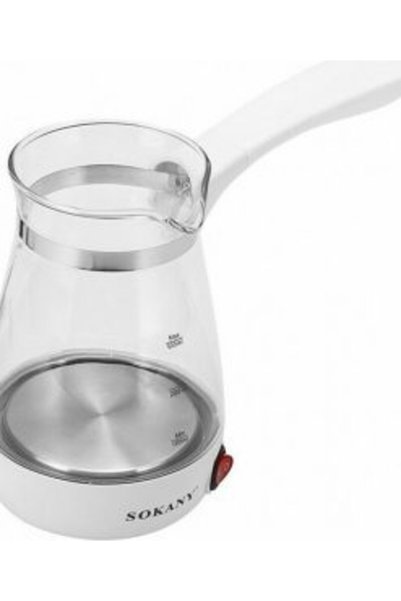 OEM Ηλεκτρικό Μπρίκι 600W με Χωρητικότητα 400ml Λευκό SOKANY YLW-606