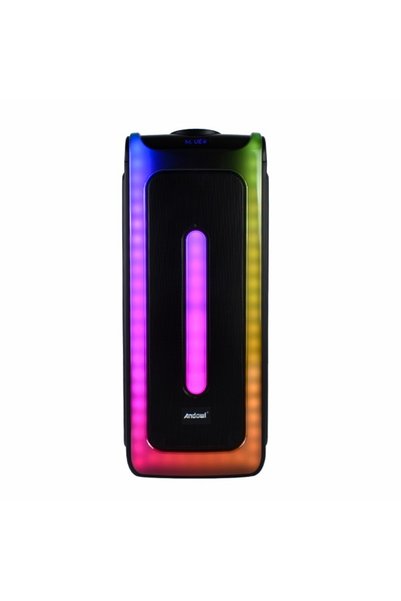 Andowl Karaoke Q-YX9000 40W με Bluetooth, Ασύρματο Μικρόφωνο & RGB Μαύρο