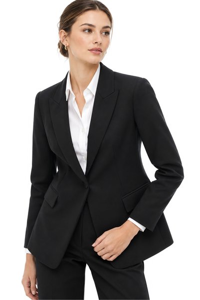 Perspective Tek Düğmeli Klasik Blazer Ceket