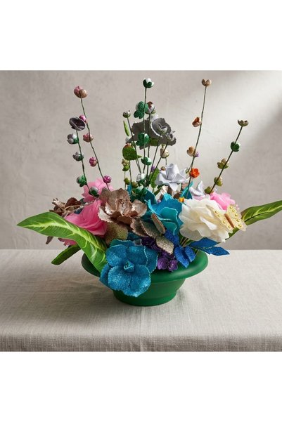 Generic Brand Buchet / Aranjament Floral Decorativ de Masă cu Detalii Străluc...