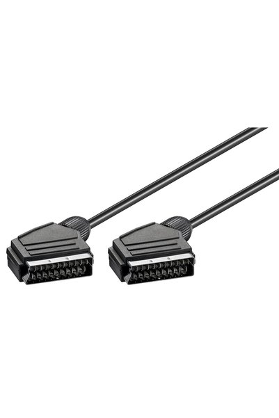 goobay καλώδιο Scart 21pin σε Scart 21pin 11702, 1.5m, μαύρο