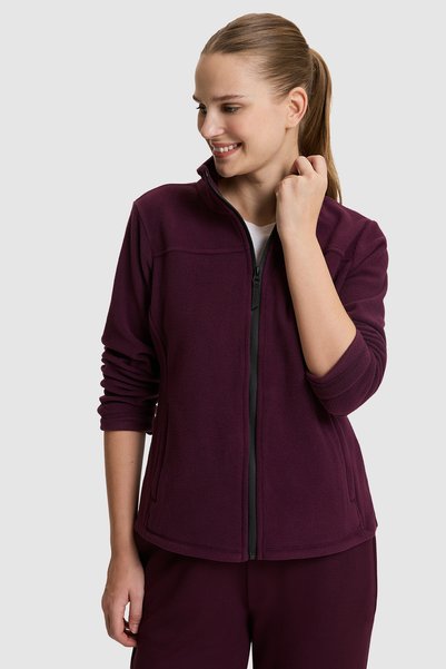 U.S. Polo Assn. Cardigan tricotat de damă, burgundy 50329022-VR180