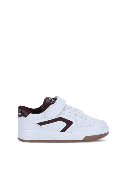 Slazenger CLASH I Унисекс детски бели/бордо ежедневни спортни обувки