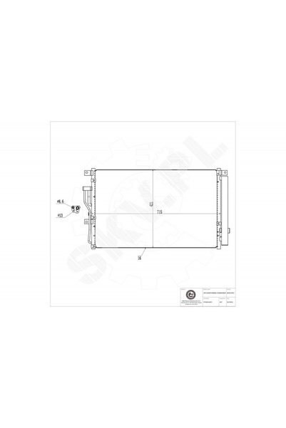 ESEN SKV Radiator climatizare Hyundai ix55 cu uscător 976063J001