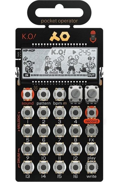 Generic Brand Φορητό συνθεσάιζερ, Μαύρο - (PO-33 K.O!)