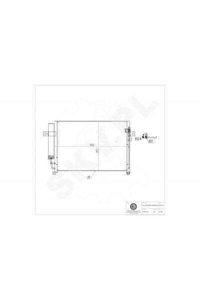 ESEN SKV Radiator aer condiționat Hyundai Getz cu uscător 976061C000