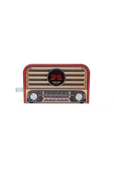 OEM Επαναφορτιζόμενο ραδιόφωνο M2032BT Retro, φορητό μοντέλο 020327
