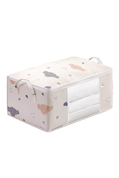 ZODIACOOL Cutie depozitare pliabilă, material textil, cu fermoar, capac si mâ...