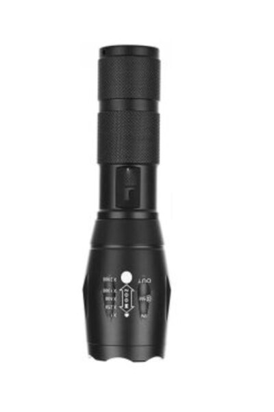 X-Balog Φακός LED Αλουμινίου Πολλαπλών Χρωμάτων Με Zoom Και Φόρτιση USB Type-...