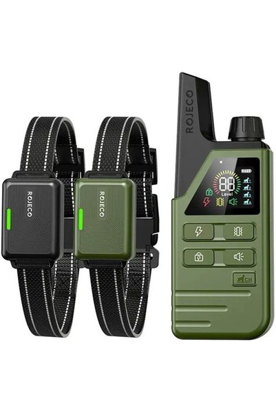 ROJECO Εκπαιδευτικό κολάρο DOG800 με 2 κολάρα - (RXGQFXYTE-01A21)