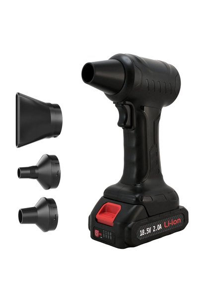 KINZIR ηλεκτρικό air duster AD47, 400W, 10000mAh, μαύρο