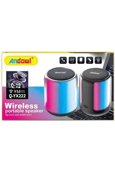 Andowl Ηχείο Bluetooth 3W Q-YX22 Πολύχρωμο με 4 ώρες αυτονομία