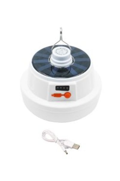 OEM LED Ηλιακό Φωτιστικό για Camping με Γάντζο και 5 Λειτουργίες Φωτισμού BL-...