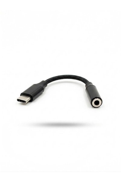Vakoss Προσαρμογέας Ακουστικών (USB-C σε Μίνι-Τζακ 3.5mm) - Μαύρο - (TC-5681)