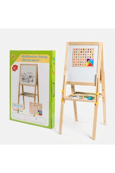 OEM Tablă magnetică tip șevalet cu suport pentru accesorii 87,5 cm