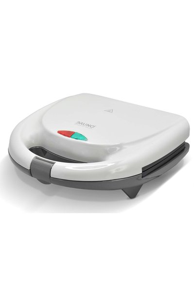 Bruno τοστιέρα BRN-0166, 2 θέσεων, 800W, αντικολλητικές πλάκες, λευκή