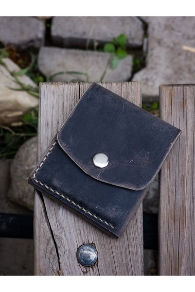 GERMANICIA LEATHER CRAFT Hakiki Deri El Yapımı Cüzdan, [Kişileştirme] Minimal...