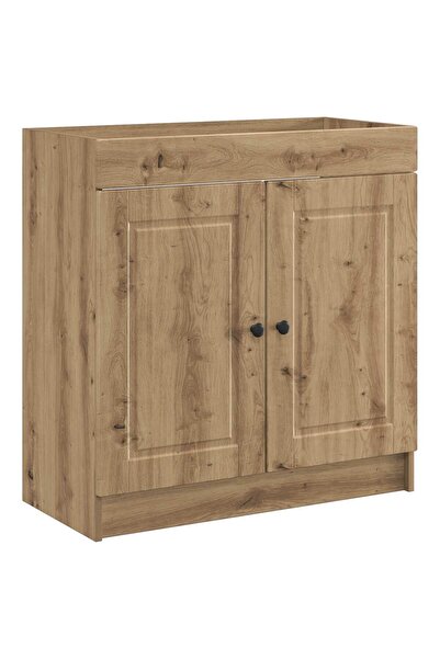 vidaxl Dulap de baie sub chiuvetă Stejar Artizanal 78,5 x 37,5 x 81 cm