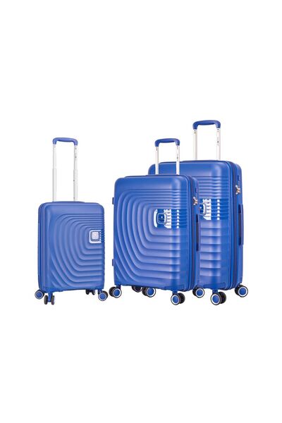 Snowball Set de trolere SW44403, polipropilena, cifru TSA, 4 roti duble, 3 pi...