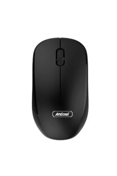 Andowl Ασύρματο ποντίκι 2.4Ghz QM68 σε μαύρο χρώμα