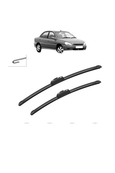 Bosch Set de 2 ștergătoare de parbriz KIA RIO I Sedan (DC) 2000-2005, Aerotwi...