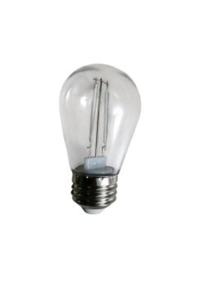 Rixme Λάμπα LED αδιάβροχη 10τμχ. E27 2W 220V RZ-164 Μπλε φωτισμός