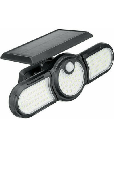 SH Ηλιακός Προβολέας LED 2.5W με Αισθητήρα Κίνησης Μαύρος SH-1206A