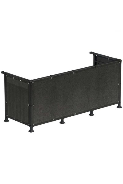 MyOfficeShop Plasă de umbrire pentru balustradă de balcon, 95% umbrire, imper...
