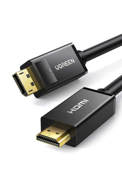 Ugreen كابل DisplayPort إلى HDMI، بطول 2 متر، أسود