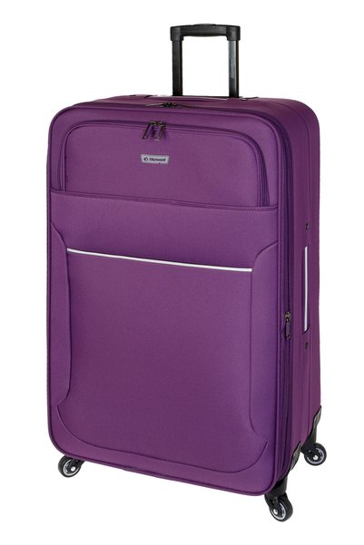 Diplomat Troler mare extensibil ZC 3004, poliester, 4 roți, 78 cm, mov