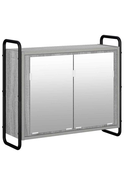 vidaxl Dulap suspendat pentru baie Sonoma gri 64 x 20 x 56,5 cm